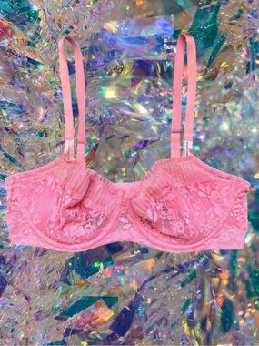 Victoria’s Secret Dream Angels Pink Gold Push Up Bra Size 34D